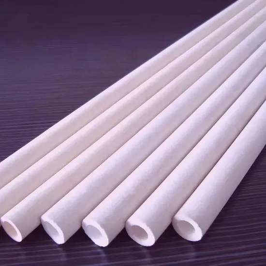 99.7% 99% Alumina Al2O3 Ceramic Thermocouple Protection Tube Alsint C799 Ker for Industrial Ceramic Sheath Custom Cutting